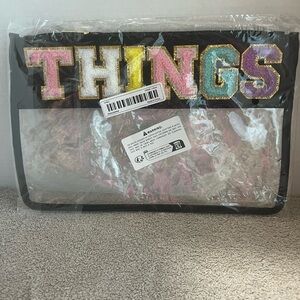 Bundle of 3 Bags - Black & Clear Vinyl - All New